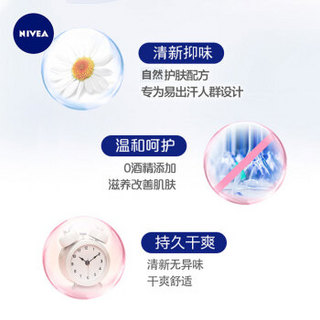  NIVEA 妮维雅 干爽舒适爽身走珠液