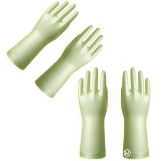 SHOWA 昭和 家用清洁手套 珍珠绿 (M号 二副装) 