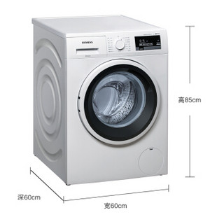 SIEMENS 西门子 IQ300系列 WM10P1601W 滚筒洗衣机 8kg 白色