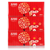  may flower 五月花 纯厚经典 抽纸 2层200抽*3盒