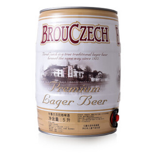 BROUCZECH 布鲁杰克 黄啤酒 5L