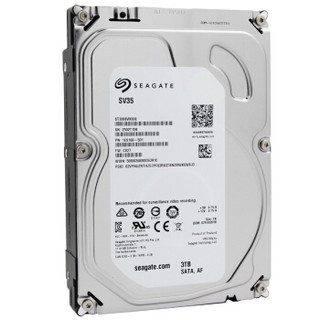 SEAGATE 希捷 SV35系列 3.5英寸监控级硬盘 3TB 64MB(7200rpm、PMR)ST3000VX000