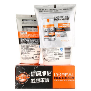 L'OREAL PARISL‘OREAL PARIS 巴黎欧莱雅 劲能深层净化 男士洁面膏（100ml+50ml）