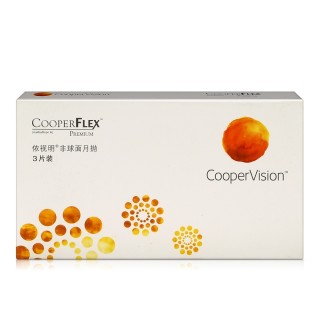 CooperVision 依视明 Flex 非球面月抛 3片