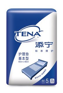 TENA 添宁 护理垫基本型护理垫 Xl号  （5片*16包）