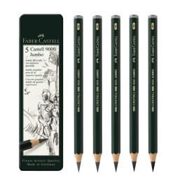 FABER-CASTELL 辉柏嘉 9000 粗杆8B素描铅笔 单支装
