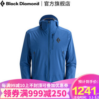 Black Diamond BD黑钻 男士新款黎明巡逻软壳上衣外套P1SD Denim(牛仔蓝) L