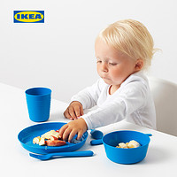 IKEA宜家KALAS 卡拉斯 儿童餐盘 多色 6件