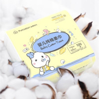 Purcotton 全棉时代 棉柔巾一次性洗脸巾 100抽 6包*2