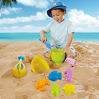 Hape 海滨10件套 含沙滩袋 户外沙滩玩具