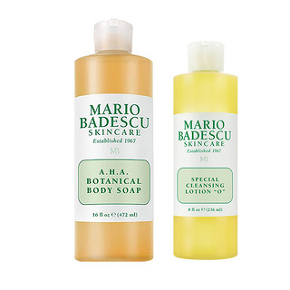 Mario Badescu 身体护理套装 AHA果酸沐浴露 472ml+背部祛痘水236ml