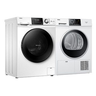 Haier 海尔 洗烘套餐 EG10014BD959WU1滚筒洗衣机10kg+EGDNE8829TM烘干机8.8kg