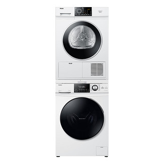 Haier 海尔 洗烘套餐 EG10014BD959WU1滚筒洗衣机10kg+EGDNE8829TM烘干机8.8kg