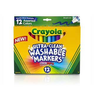 Crayola 绘儿乐 儿童绘画套装（10色水洗颜料+12色可水洗水笔+10色粗头水彩笔）