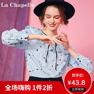 La Chapelle 拉夏贝尔 2T010624 碎花长袖衬衫