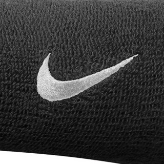 耐克（NIKE）运动护具 护腕 SWOOSH运动长护腕 AC2287-010/NNN05010OS 两只装 黑色 均码