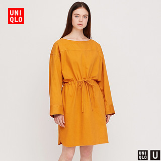 UNIQLO 优衣库 426026 女士牛仔抽绳连衣裙