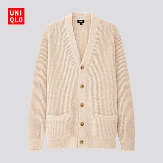 UNIQLO 优衣库 428056 罗纹V领开衫