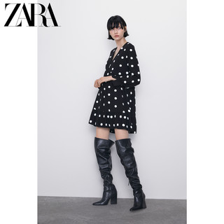 ZARA 04387247093 刺绣圆点连衣裙