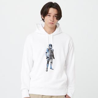 UNIQLO 优衣库  STAR WARS FOREVER 中性运动卫衣/套头衫 白色 165/84A/S