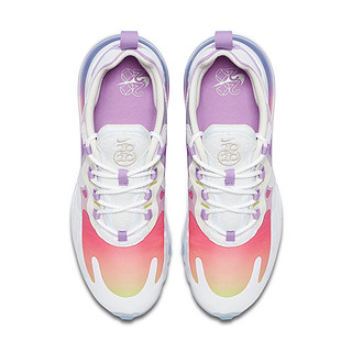 NIKE 耐克 Air Max 270 React 女子跑鞋 CU2995-911 白色/紫粉渐变 35.5