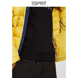 ESPRIT EDC099CC2G023 男士纯色连帽羽绒服外套