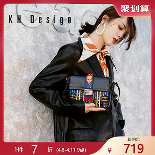 KHDesign 明治 K9278 刺绣女款斜挎小方包