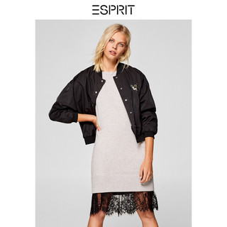 ESPRIT 埃斯普利特 108CC1E029 女士拼接蕾丝中长款裙子