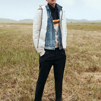 MARK FAIRWHALE 马克华菲 718315017005616 男款连帽羽绒服
