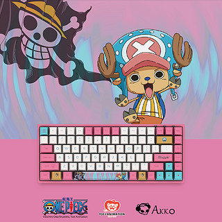 Akko 艾酷 3084 航海王 乔巴 蓝牙/有线双模 机械键盘 Cherry茶轴