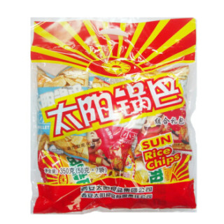 太阳 锅巴350g礼包组合（7连包）