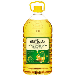 西班牙原瓶进口 黛尼（DalySol）压榨一级低芥酸菜籽油（芥花籽油）5L非转基因 食用油