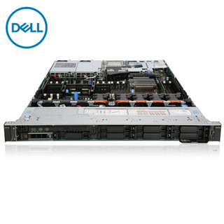 戴尔（DELL）R640 1U机架式服务器主机 银牌4110*2/16G*2/2.4TSAS*3/H730-1G/750W双电/导轨 三年质保