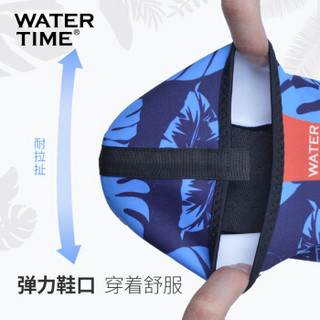 WATERTIME 蛙咚 水川 潜水速干透气防滑防割印花沙滩鞋海边浮潜鞋溯溪涉水鞋