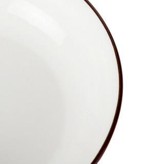 优奥 花语利比家用盘子 7.5英寸*6个装 饭盘菜盘陶瓷盘中式餐具 504486