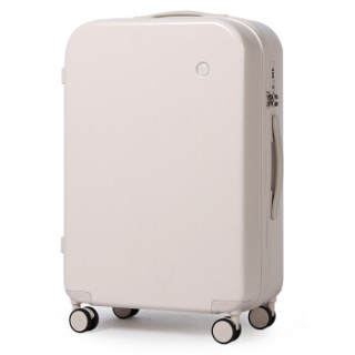 商品mixi米熙双杆万向轮拉杆箱旅行箱托运箱m9236谷物白22英寸