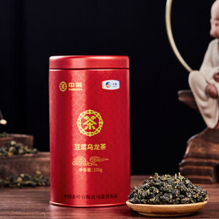 中粮集团中茶牌 茶叶  乌龙茶 特级豆浆乌龙茶散茶 两罐装200g 中华老字号