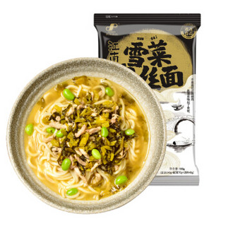 典發食品 御品雪菜肉丝面 350g 肉丝鲜嫩 劲道好面