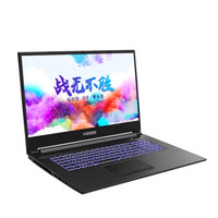 Hasee 神舟 战神系列 G7-CT7NT 笔记本电脑 (黑色、酷睿i7-9750H、16GB、1T SSD、GTX 1660Ti )