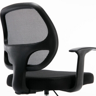 伯力斯 电脑椅 人体工学靠背办公椅 家用可升降转椅职员椅 网布椅子MD-0820 黑色