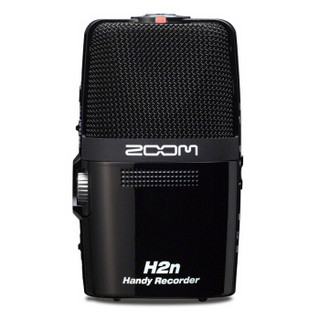 日本ZOOM H2n 黑色 数码录音笔/录音器 麦克风 专业降噪拍摄立体声便携录音设备 乐器学习商务采访