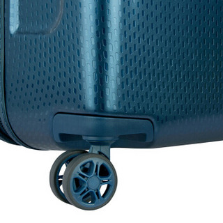 DELSEY 法国大使 万向轮铝合金拉杆行李箱超轻耐用密码箱双层防爆拉链旅行箱|1621 夜蓝色 28英寸