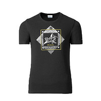 Columbia 哥伦比亚 男款短袖T恤 PM3499-010 黑色 L