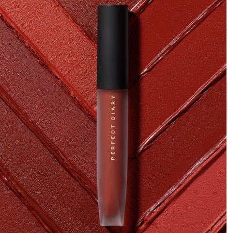 perfectdiary完美日记至臻柔色丝绒唇釉3g2件赠卸妆水50ml天赋粉底四