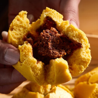 西贝莜面村 黄馍馍 枣泥豆馅6个装540g 包子面点 方便速食(早餐 午餐