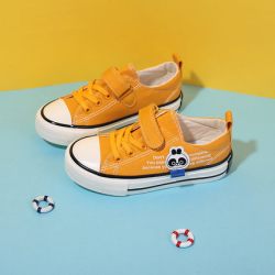 巴布熊猫儿童帆布鞋男女童鞋2020春夏新款