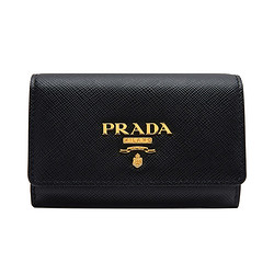 Prada 普拉达 女士牛皮时尚翻盖短款钱包钱夹