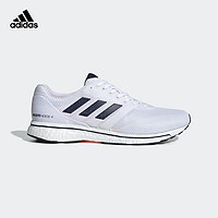 adidas/阿迪达斯 男士跑步运动鞋 白色/警报红荧光/学院藏青蓝 红荧光/黑色 46