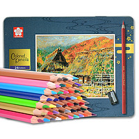 SAKURA 樱花 24色油性彩色铅笔 铁盒装