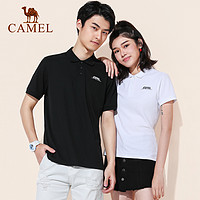 CAMEL 骆驼  J0S2WV110 男女情侣运动短袖 POLO衫